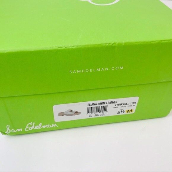 New! Sam Edelman Eliana Leather Platform Chunky Heel Lug Sole Slides Sandals - Picture 15 of 15